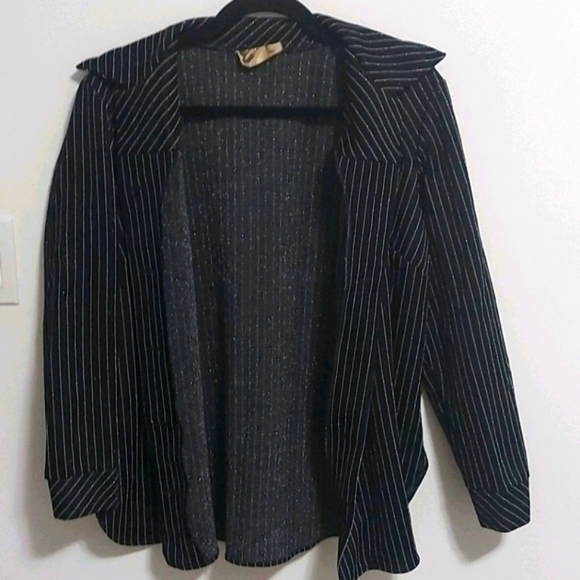 Edwards Vintage Sparkle pinstripes Blazer - Picture 13 of 16